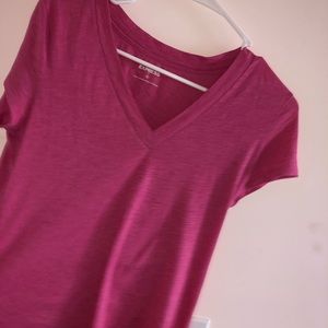 pink express lounge shirt